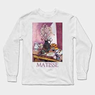 Still Life with Flowers by Henri Matisse Long Sleeve T-Shirt